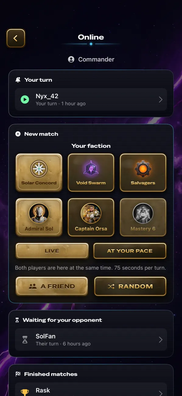 Challenge your friends online